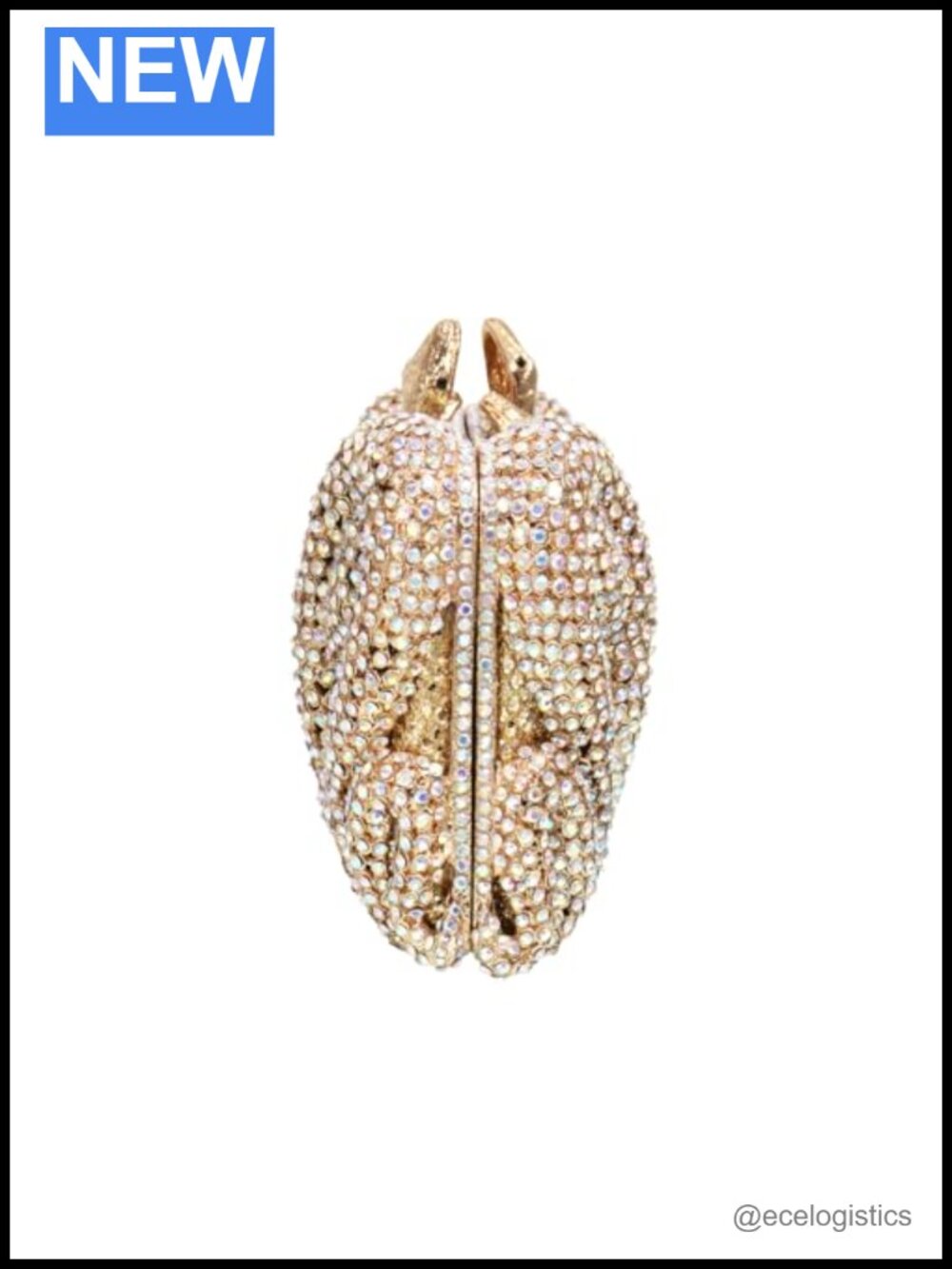 Snake Design Rhinestone Evening Bag Clutch Crystal Purse Women Wedding Party - Picture 2 of 6